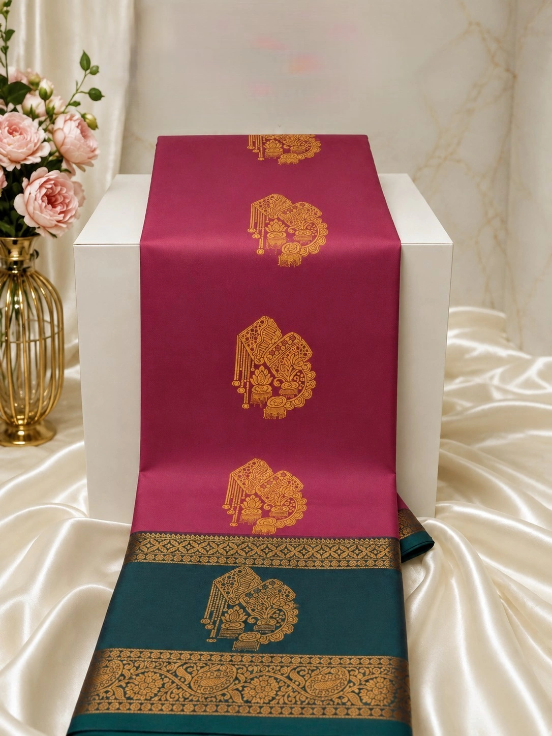Soft Silk sarees Double  Saree
